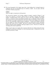 Chapter 5 The International Building Code specifies different
