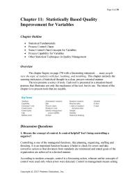 Management Chapter 11 Homework The text presents a series of tools