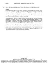 Chapter 7 List the three types of bearing capacity failures&nbsp;