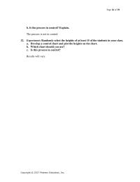 Management Chapter 11 Homework There are two out of control points from samples 7