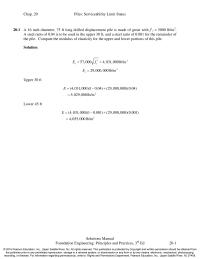 Chapter 20&nbsp;A group of 25 prestressed concrete piles is arranged