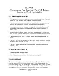 Economics Chapter 4 Homework Figure 47 The Original Budget Constraint