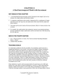 Economics Chapter 11 Homework It is important to emphasize that the possibility of