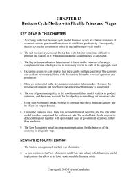 Economics Chapter 13 Homework Business Cycle Models With Flexible Prices