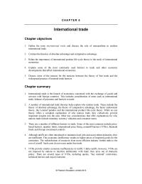 International Business Chapter 6 Homework Countertrade Forms Major Component EastWest Trade And
