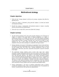 International Business Chapter 8 Homework This Process Tied Directly The Overall Strategy