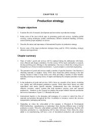 International Business Chapter 12 Homework Strategic Management And Production Strategy Now