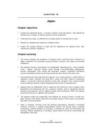 International Business Chapter 18 Homework Starting The Early 1990s Japan Has Experienced