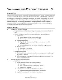 Physics Chapter 5 Homework The Conduits Volcanoes Once Inactive Will Solidify