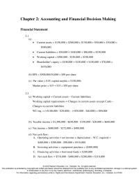 Economics Chapter 2 we know that total shareholders’ equity