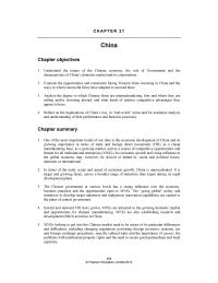 International Business Chapter 21 Homework Chinese Investments Into Africa Has Been Driven