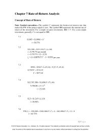 Economics Chapter 7&nbsp;represents the break-even interest rate that&nbsp;makes