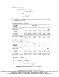 Economics Chapter 12 Let X denotes the additional annual revenue