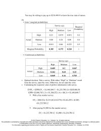 Economics Chapter 12 Calculating the expected value of perfect information
