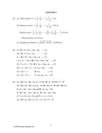 Physics Chapter 1 Homework Distance From Origin The Plane 15a 62