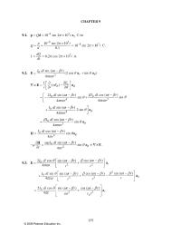 Physics Chapter 9 Homework Hence Linearly Polarized The X direction C Point