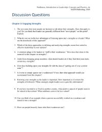 Communications Chapter 03 Homework How Does Building Upon Your Strengths Fit