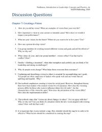 Communications Chapter 07 Homework Yet People Are Often Suspicious Leaders Who