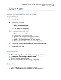 Communications Chapter 10 Homework Duty Ethical Leaders Treat Each Member With