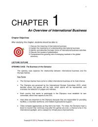 International Business Chapter 1 Homework Foreign Direct Investments Are Investments Made For