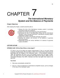 International Business Chapter 7 Homework Discuss Figure 75 Here The Capital Account
