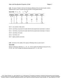 Chapter 2 Two plastic-limit determinations had water contents