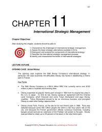 International Business Chapter 11 Homework What Are The Four Basic Philosophies That