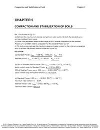 Chapter 5 Proctor Maximum Dry Density Determine The Total
