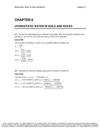 Chapter 6 What is the maximum height h of the column of water