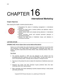 International Business Chapter 16 Homework Channel Length The Number Stages The Distribution