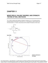 Chapter 11 The major and minor principal stresses and the planes