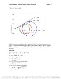 Chapter 13 A clay sample is hydrostatically consolidated&nbsp;