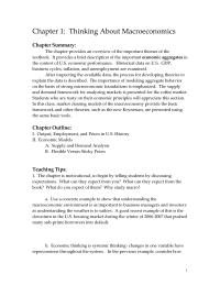 Chapter 1 Why Study Macro Use Concrete Example Show