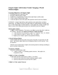 Business Ethics Chapter 8 Homework Rights Are Claims That Ought Recognized Valid