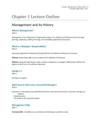 Chapter 7 Achieving organizational objectives through efficient&nbsp;