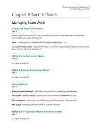 Chapter 7 Group Process Dimensions Roles Norms Cohesiveness Status
