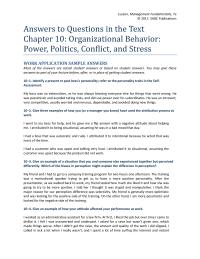 Chapter 10 What Are Six Stress management Techniques The Six