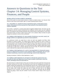 Chapter 14 Budgets Are Preliminary Control And Actual Statements