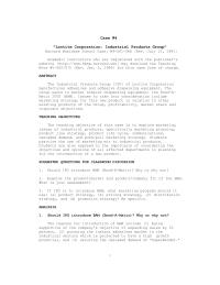 Case&nbsp;4 The Marketing Program For Bam Should Consist