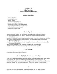 Chapter 40 Homework Listen This The Unanswered Question Relatively Simple