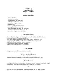 Chapter 43 Homework This Means For The Syncopated Melody The