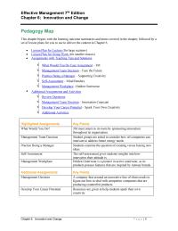 Management Chapter 6 Homework&nbsp;Companies that succeed in periods of discontinuous