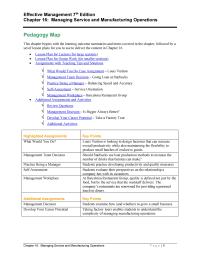 Management Chapter 16 Homework Partial Productivity Assesses How Efficiently Companies Use