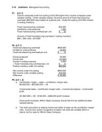 Accounting Chapter 5 Homework Product Cost Per Unit Direct Material Direct