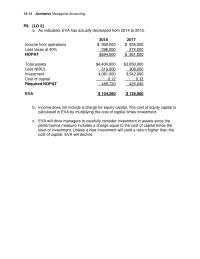 Accounting Chapter 12 Homework Roi Followed Division And Then Division Advantage
