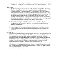 Accounting Chapter 14 Homework Assets Current Assets Cash Accounts Receivable Net