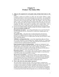 Marketing Chapter 9 Homework Labeling Has Digital Equivalents The Online World