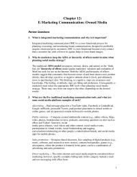 Marketing Chapter 12 Homework Vertical Search Site specific Search Very Specialized Topics