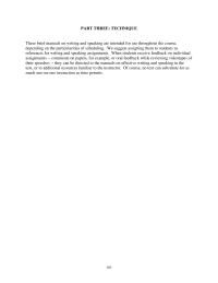 Communications Part 3 Homework Part Three Technique These Brief Manuals Writing