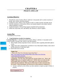 Counseling Chapter 6 Homework Seizure Involves Actions Simple Confiscation Illegal Items